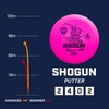 Diskgolfo diskas Putter SHOGUN Active Pink 3